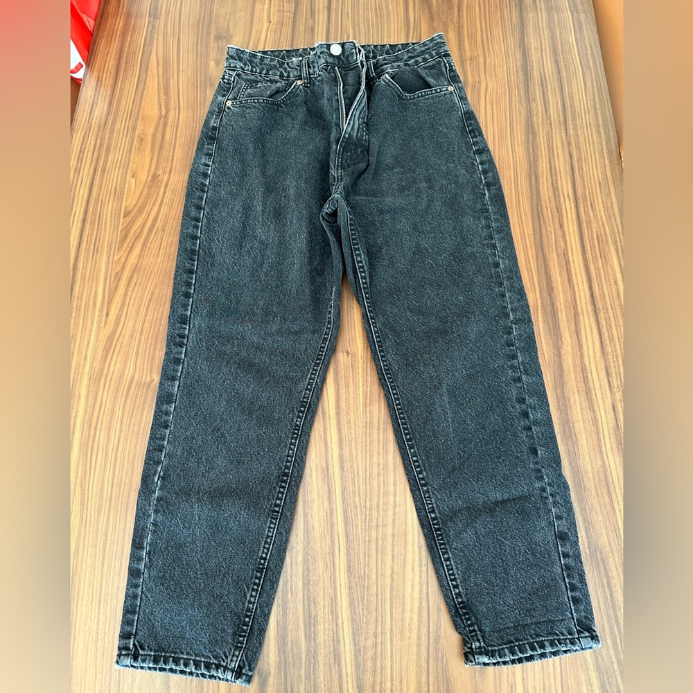Zara skinny rigid black denim